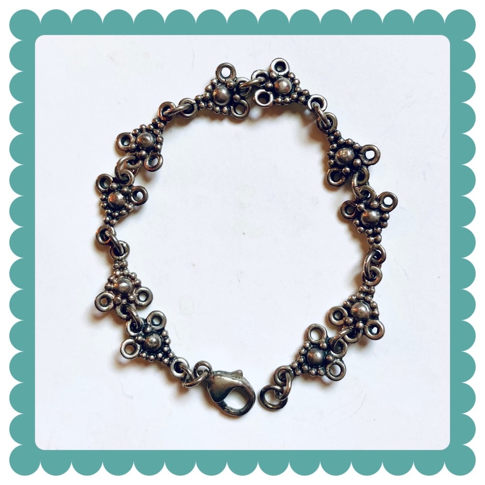 Silver 6.5” bracelet